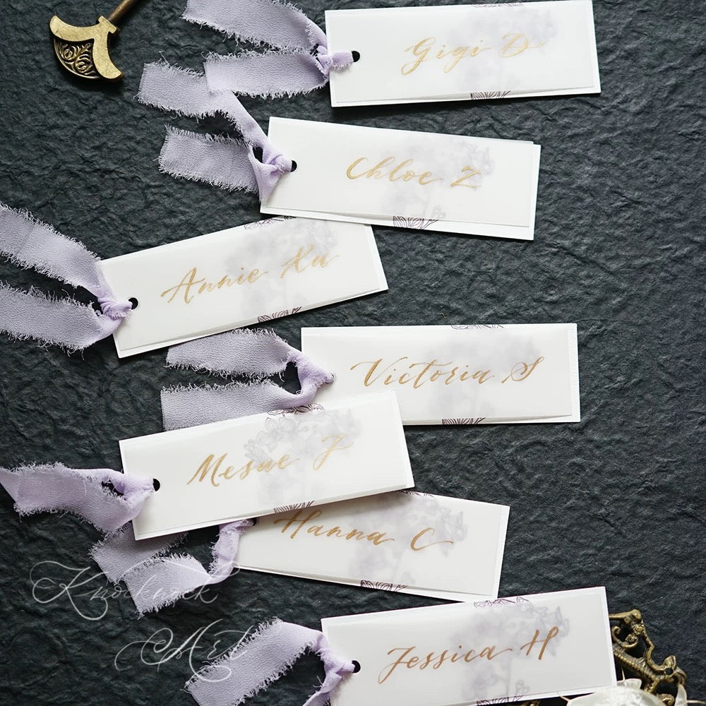 Bespoke Handwritten Calligraphy Wedding Place Cards